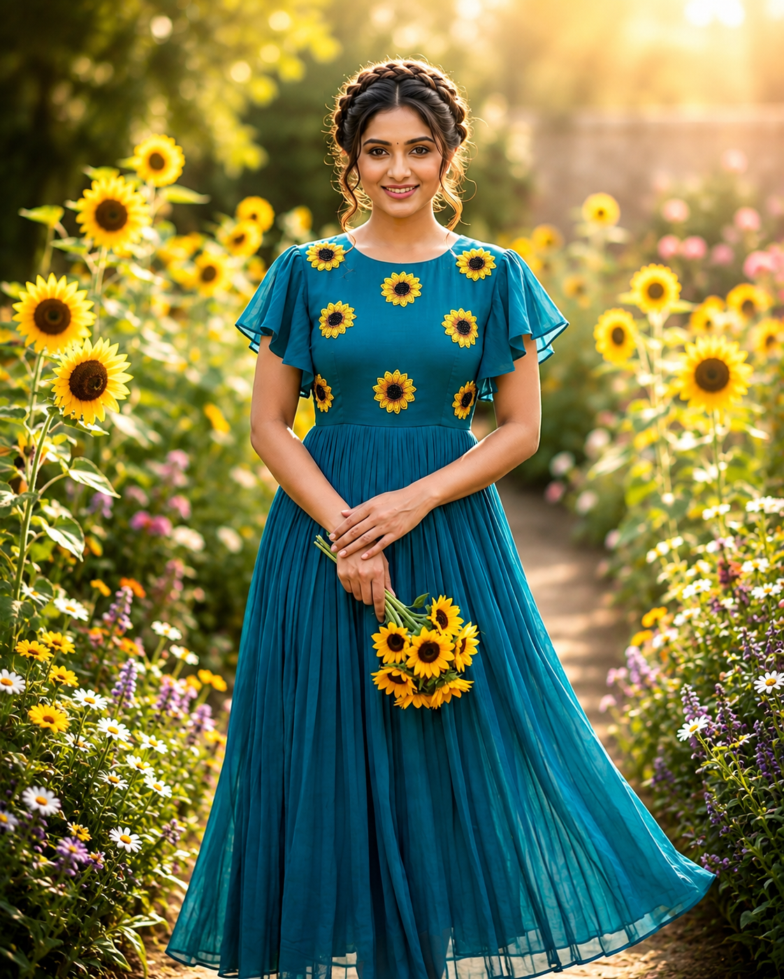 sunflower dress